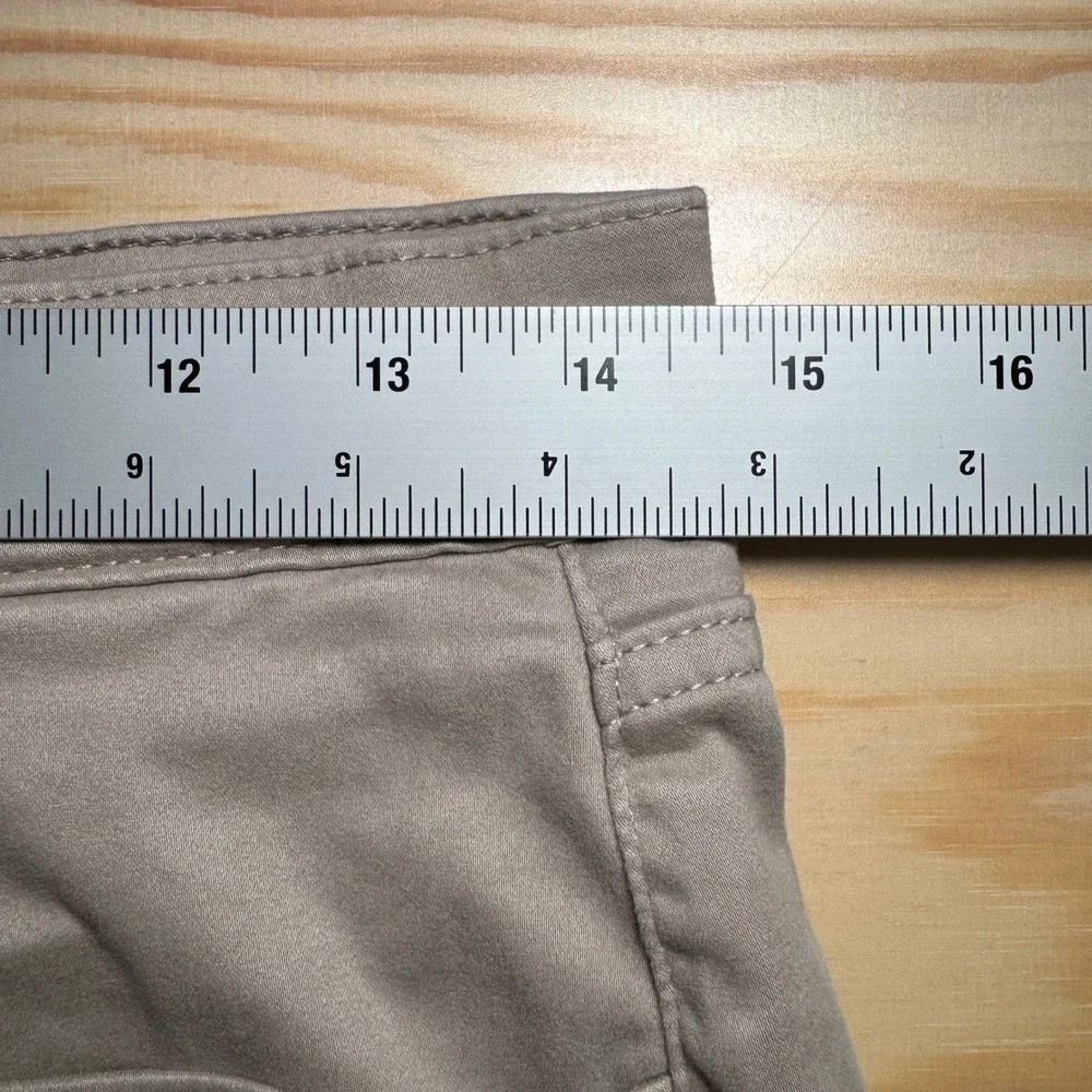 Uniqlo Ultra Stretch Skinny Khaki Pants‎ Mens Size S 27-30 Beige Tapered
